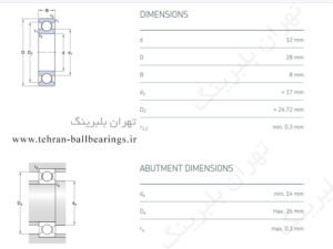 اطلاعات-دقیق-بلبرینگ-6001